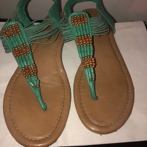Beaded sandals